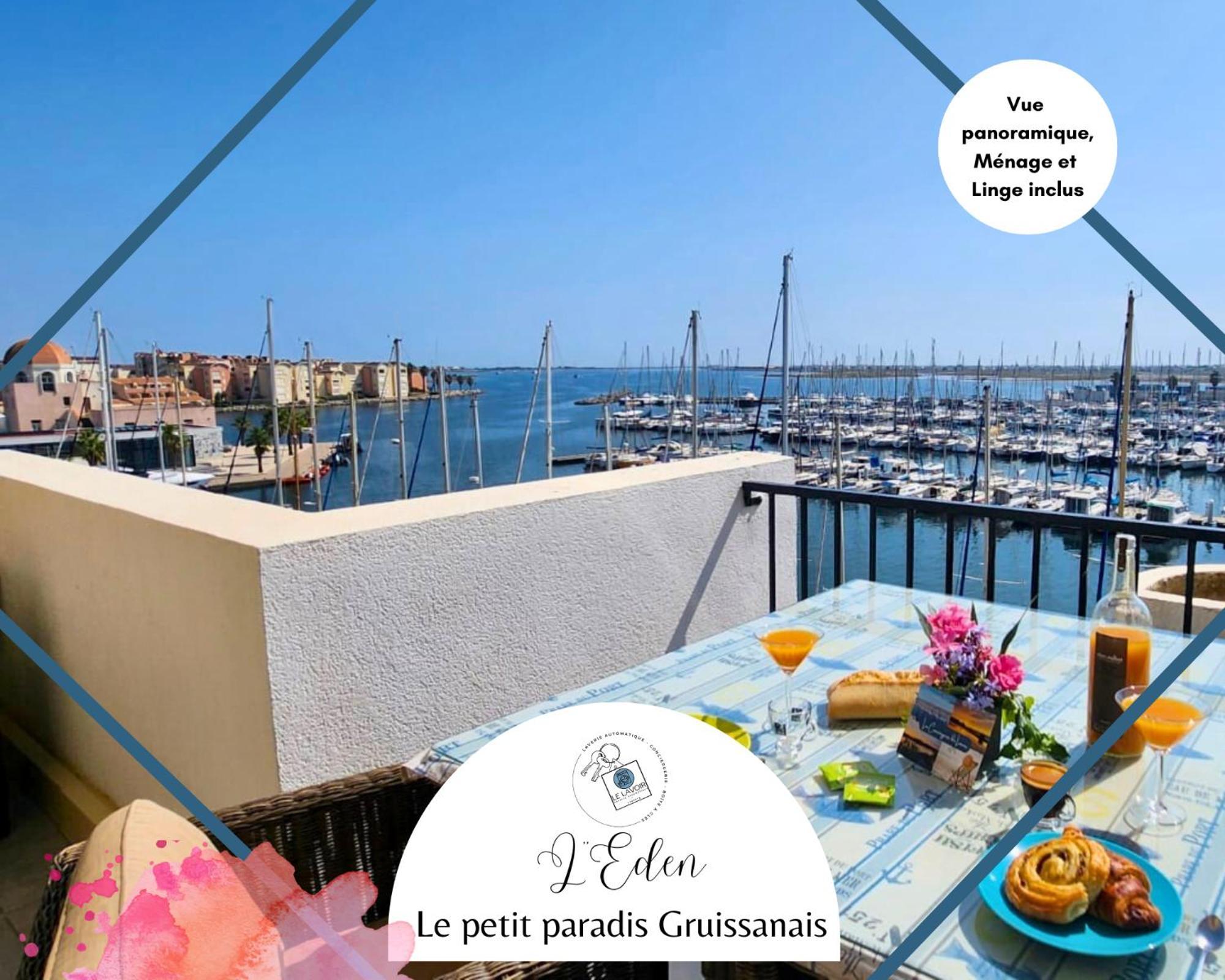 L'Eden - Vue Magnifique Sur Le Port, Les Chalets & La Mer - Gruissan Eksteriør bilde